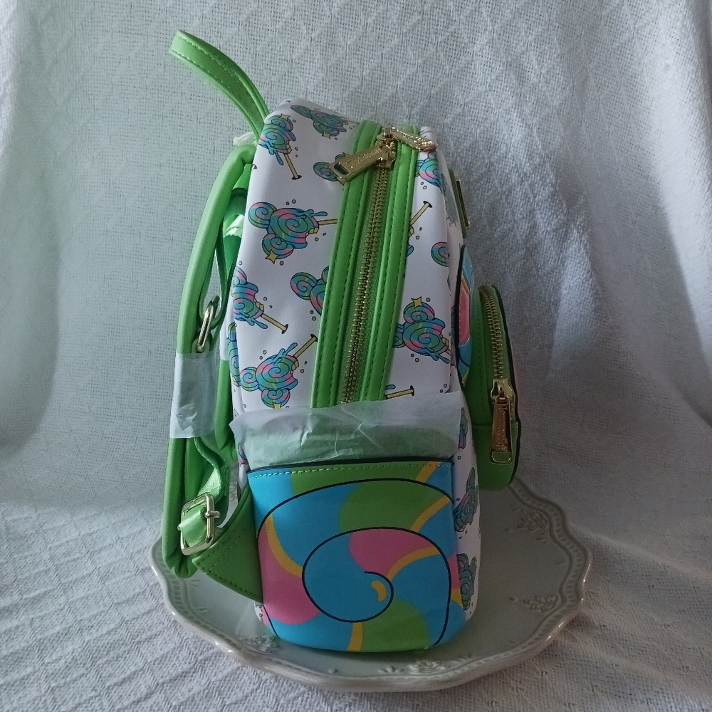 Loungefly × Disney Parks Disney Eats Mickey Mouse Lollipop Mini Backpack - Picture 7 of 14